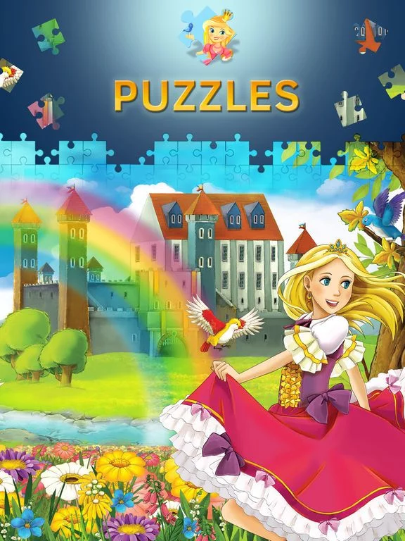 Изображение игры: Princess Puzzles for Girls