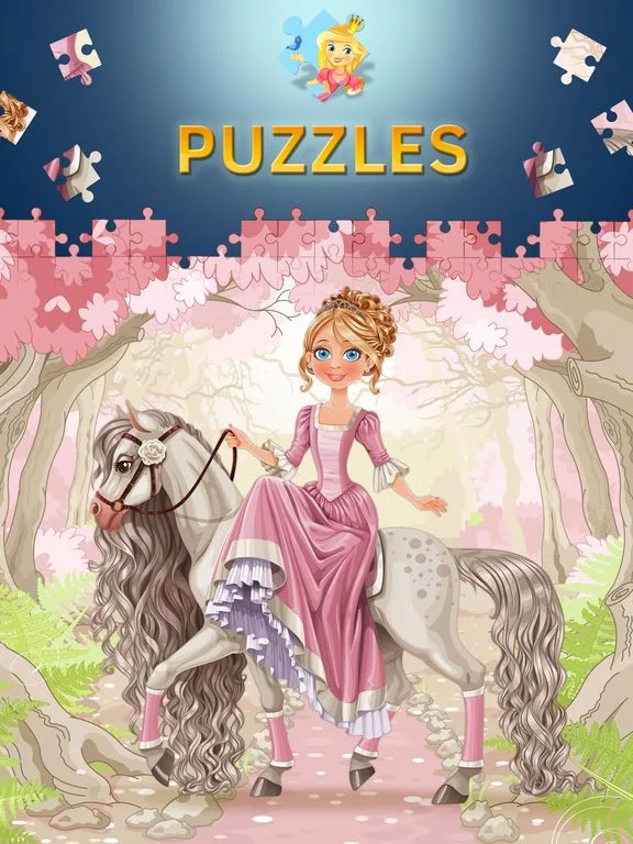 Изображение игры: Princess Puzzles for Girls