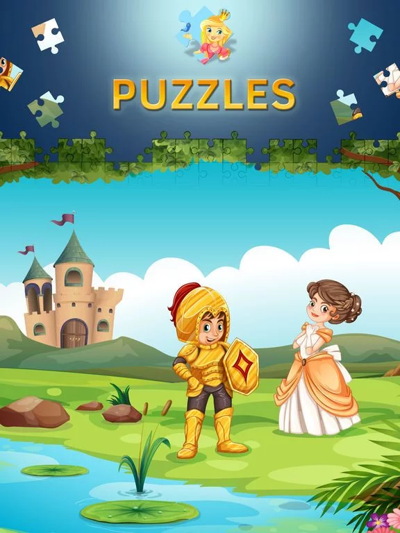 Изображение игры: Princess Puzzles for Girls