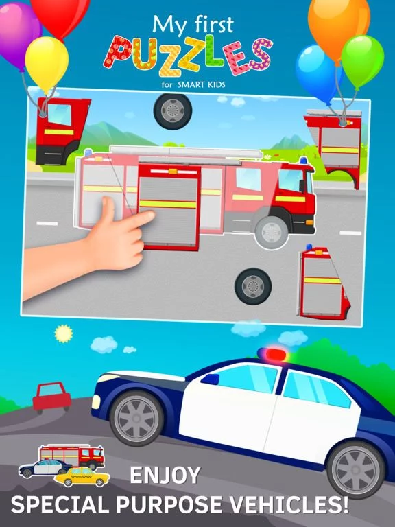 Изображение игры: Vehicles Jigsaw Puzzles for Toddlers Free
