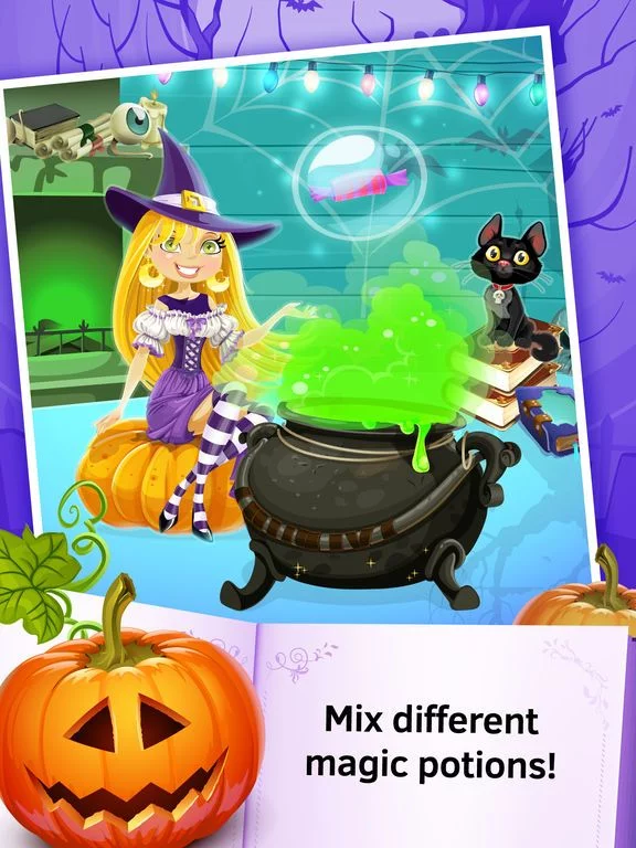 Изображение игры: Candy's Potion! Halloween Games for Kids Free!