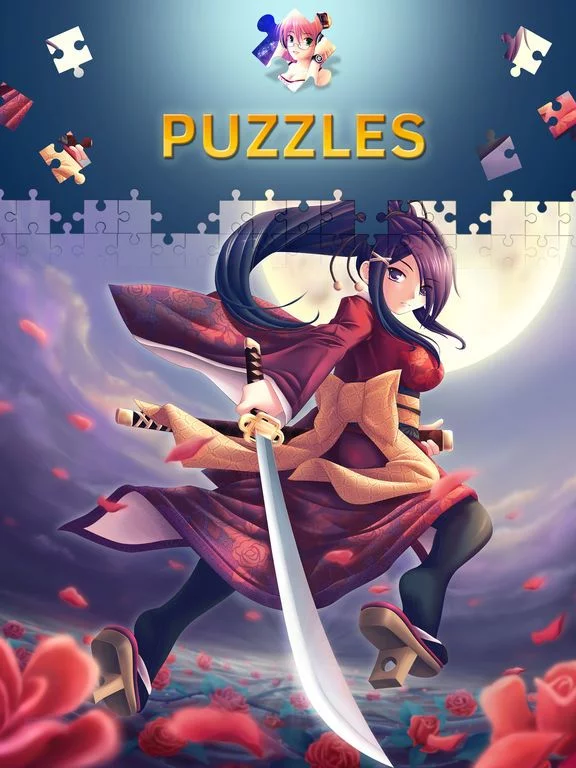 Изображение игры: Anime Jigsaw Puzzles Free