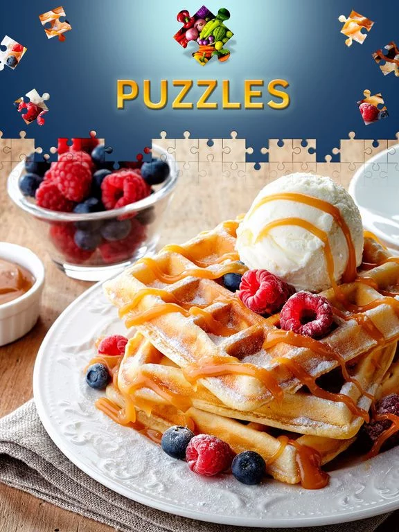 Изображение игры: Food Jigsaw Puzzles for Adults