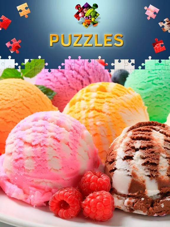 Изображение игры: Food Jigsaw Puzzles for Adults