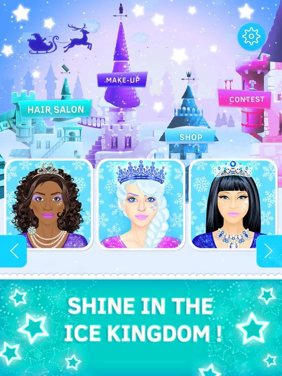 Изображение игры: Ice Queen Princess Beauty Salon