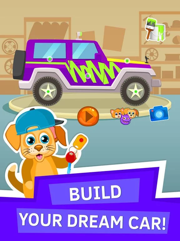 Изображение игры: Kids Race Car Game for Toddlers
