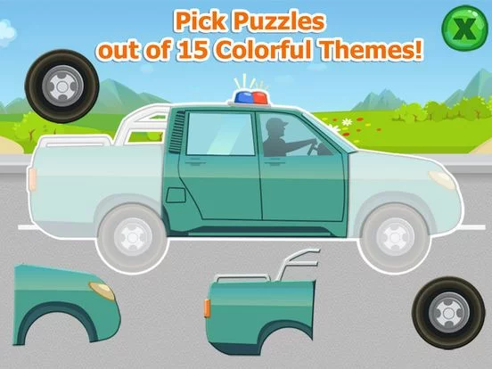Изображение игры: Puzzle for Kids and Toddlers: Vehicles Jigsaw