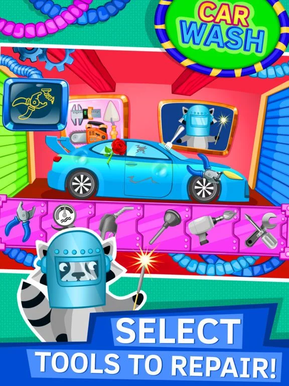 Изображение игры: Car Detailing Games for Kids and Toddlers