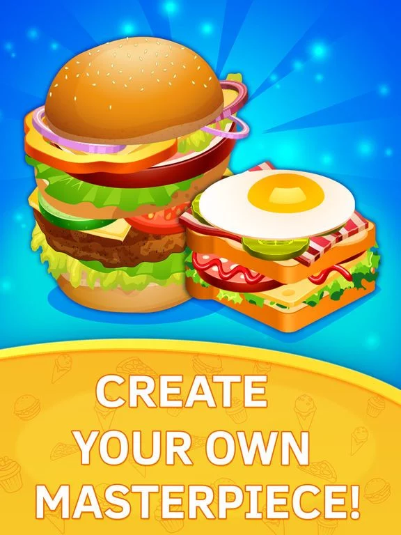 Изображение игры: Burger Chef. Baby and Toddler Kitchen Game