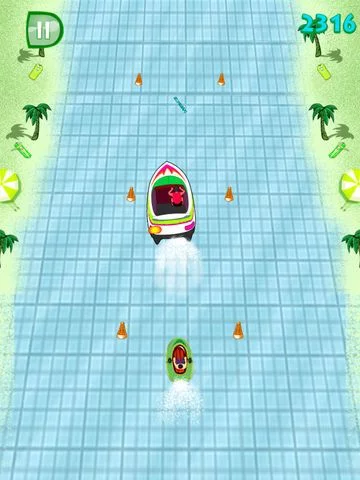 Изображение игры: Doodle Speed Boat Stunt Race - Free Jet Ski Racing Game