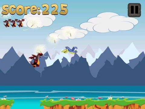 Изображение игры: Ninja Dinosaur Dragon Run Free - Top Fun Easy Arcade Adventure Games for Casual Gamers