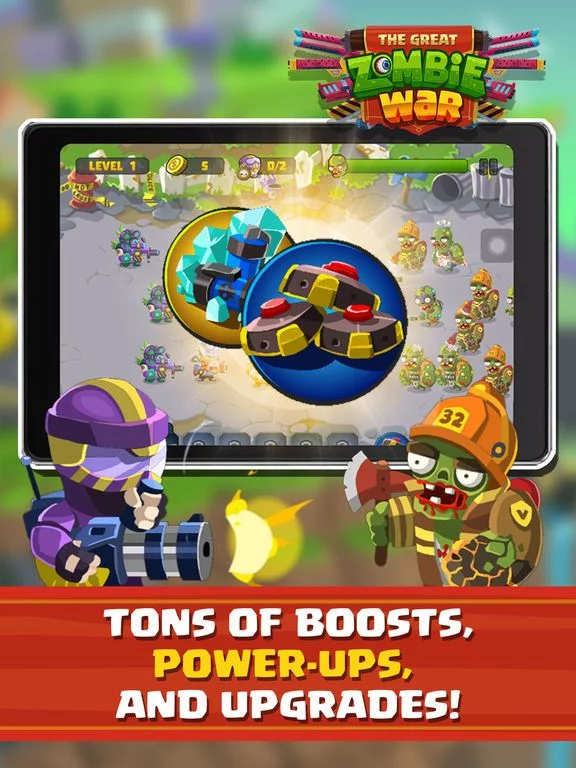 Изображение игры: Great Zombie War - The Undead Carnage Army Attack