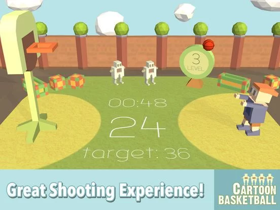 Изображение игры: Cartoon Basketball