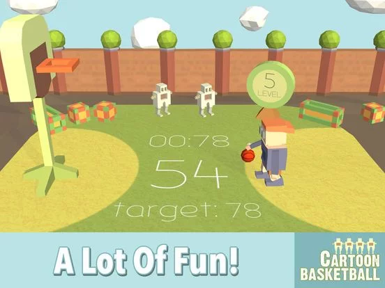 Изображение игры: Cartoon Basketball