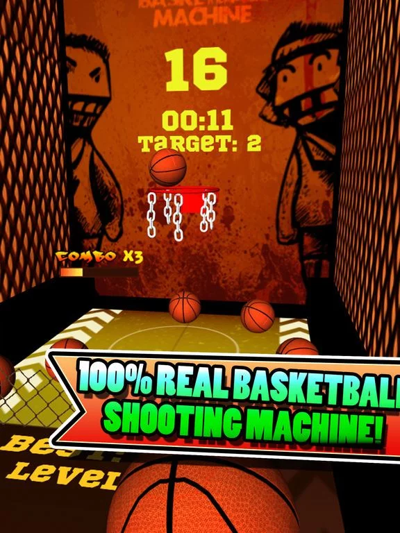Изображение игры: Crazy BasketBall Machine