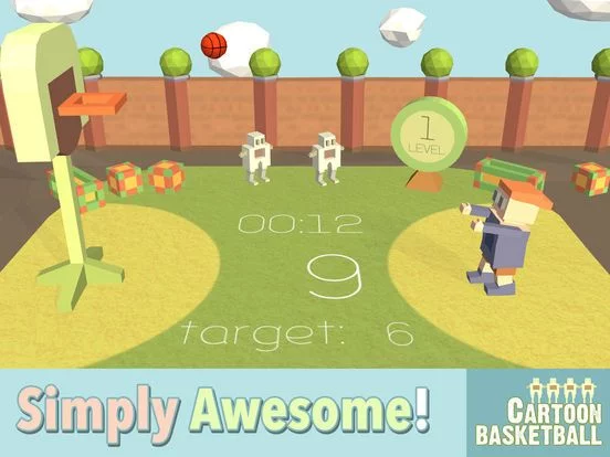 Изображение игры: Cartoon Basketball