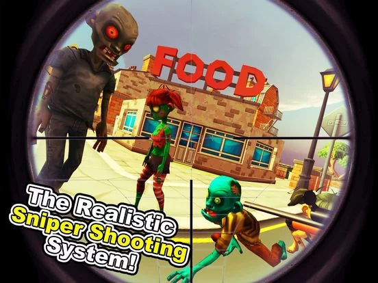 Изображение игры: Zombie Town Sniper Shooting