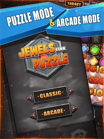 Изображение игры: Jewels Link Puzzle
