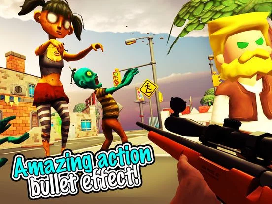 Изображение игры: Zombie Town Sniper Shooting