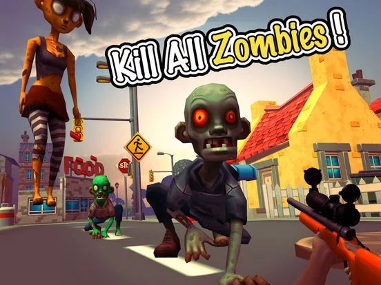 Изображение игры: Zombie Town Sniper Shooting