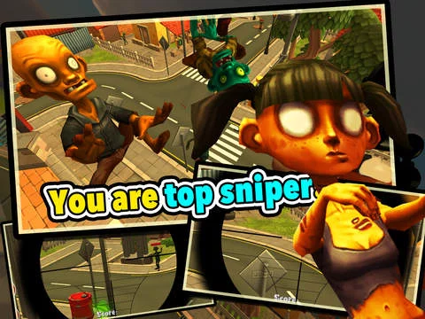 Изображение игры: Zombie Town Sniper Shooting