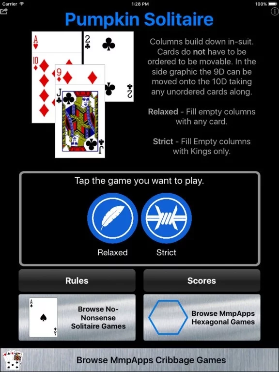 Изображение игры: Pumpkin Solitaire