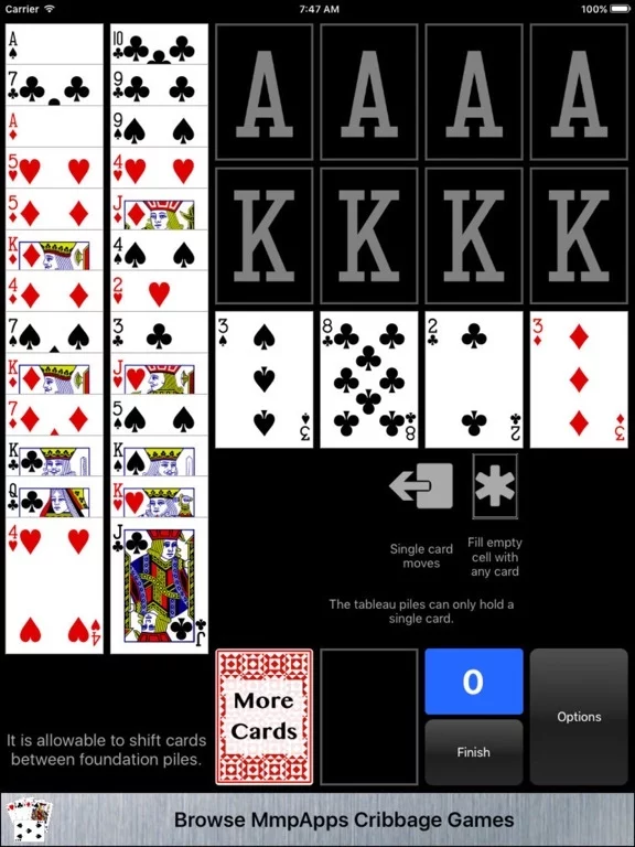 Изображение игры: Aces & Kings Solitaire