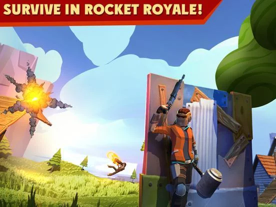 Изображение игры: Rocket Royale: PvP Survival