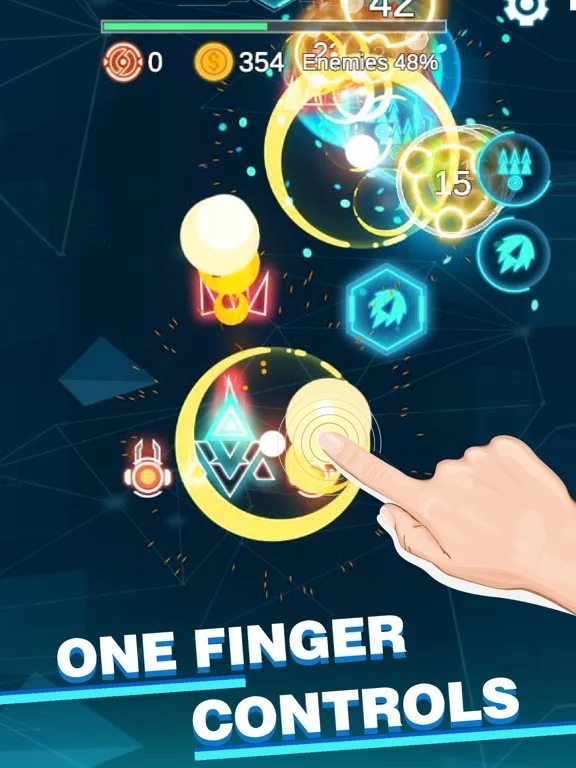 Изображение игры: Geometry War 3D