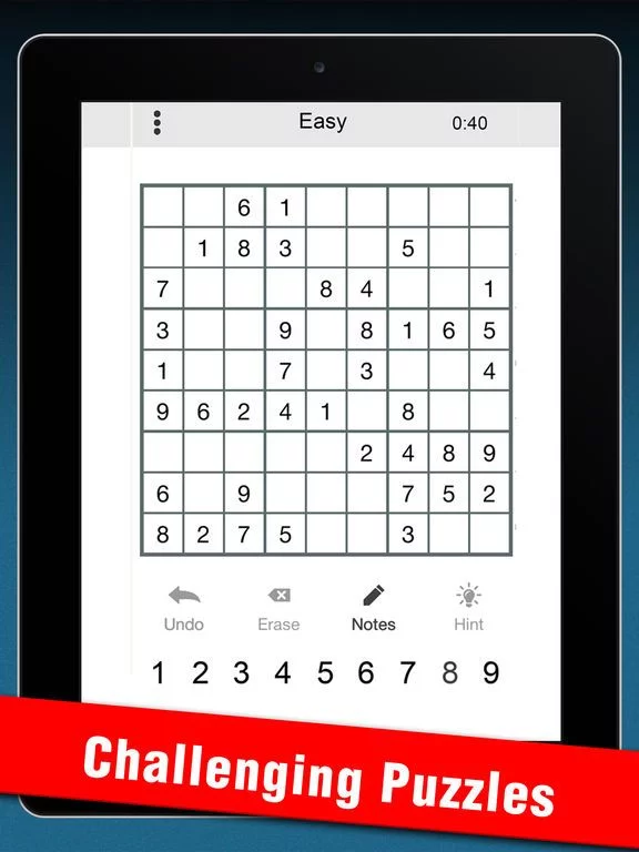 Изображение игры: Classic Sudoku - 9x9 Puzzles