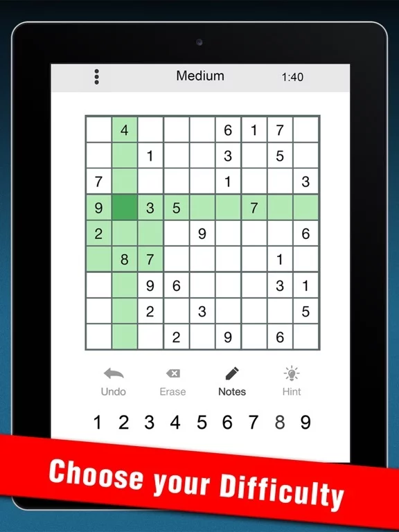 Изображение игры: Classic Sudoku - 9x9 Puzzles