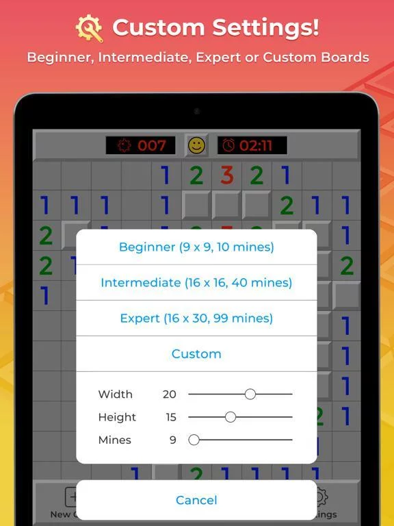 Изображение игры: Minesweeper: Classic ▦