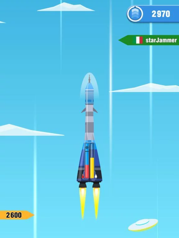 Изображение игры: Rocket Sky!