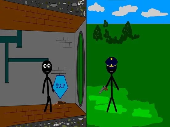 Изображение игры: Stickman - Jailbreak Escape 2
