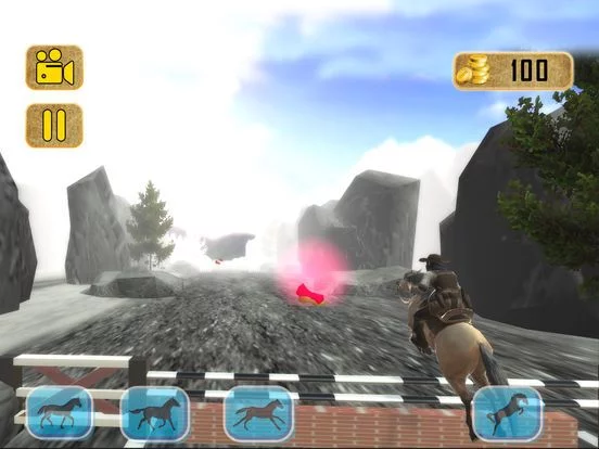 Изображение игры: Horse Forest Riding simulator - pro