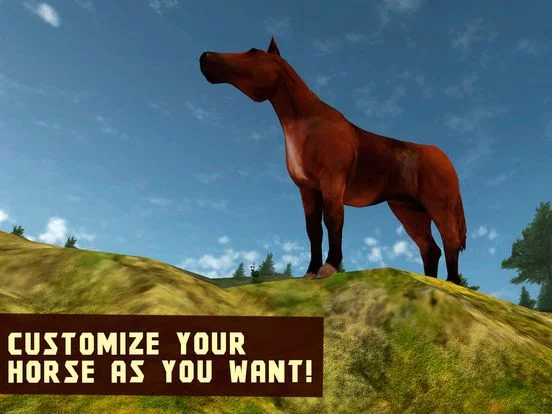 Изображение игры: Wildlife: Horse Survival Simulator 3D