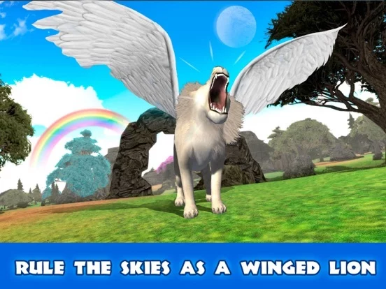 Изображение игры: Wild Flying Lion Simulator 3D