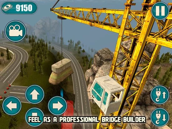 Изображение игры: Bridge Builder - Crane Driving Simulator 3D