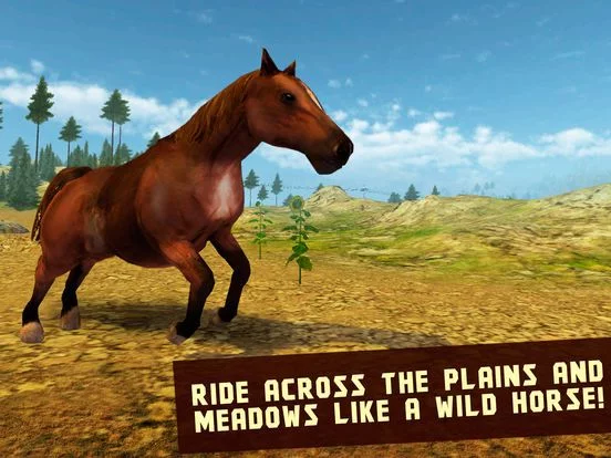 Изображение игры: Wildlife: Horse Survival Simulator 3D