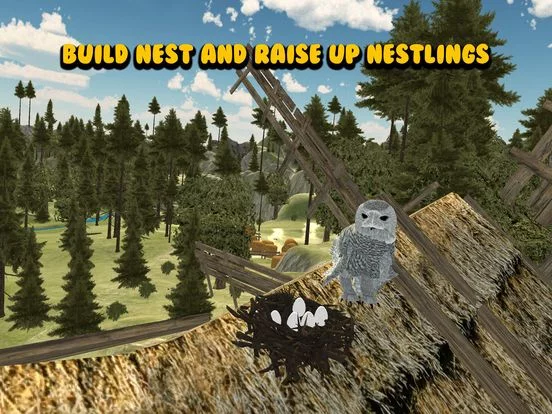 Изображение игры: Flying Owl Bird Survival Simulator 3D
