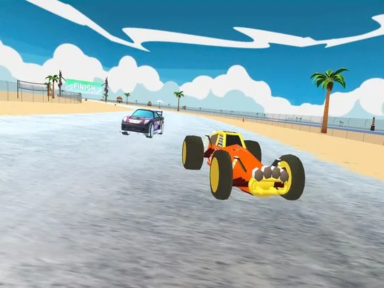 Изображение игры: Super Beach Racing Game