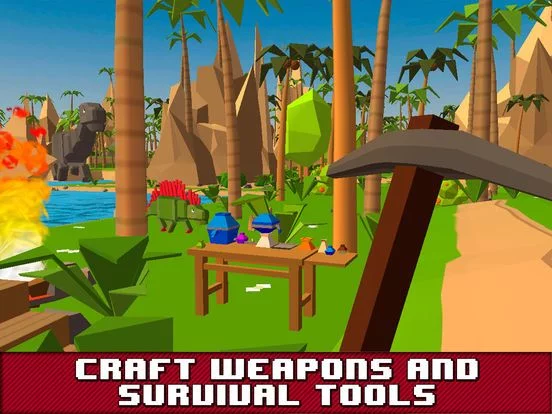 Изображение игры: Dino Island Survival Simulator 3D
