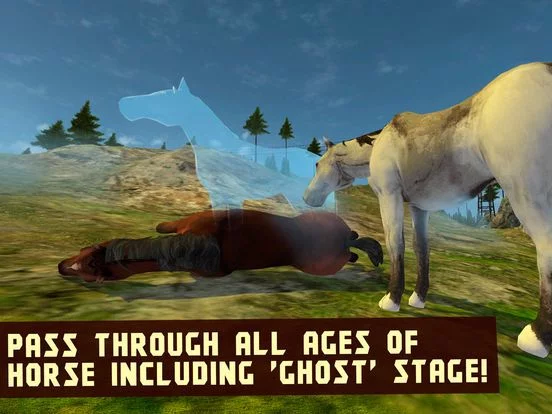 Изображение игры: Wildlife: Horse Survival Simulator 3D
