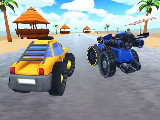 Изображение игры: Super Beach Racing Game