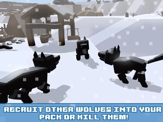 Изображение игры: Pixel Wolf Survival Simulator