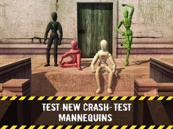 Изображение игры: Stair Dummy Crash Test Simulator 3D