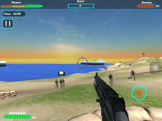Изображение игры: Beach Army War