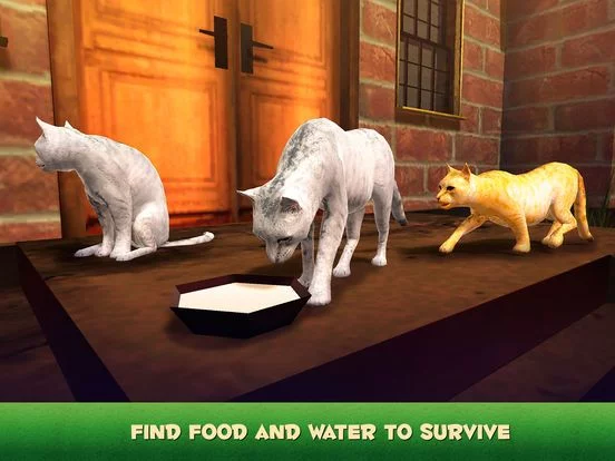 Изображение игры: Hunting Cat Survival Simulator 3D