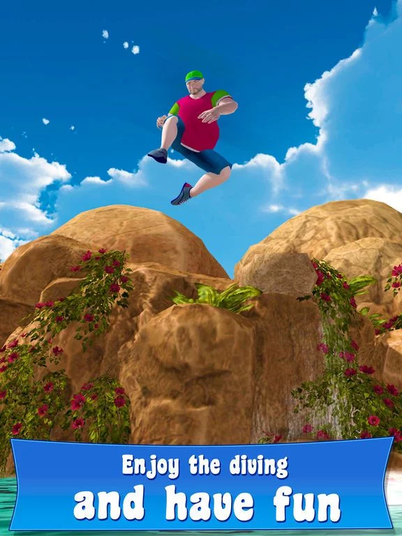 Изображение игры: Swimming Pool Cliff Flip Diving Simulator 3D