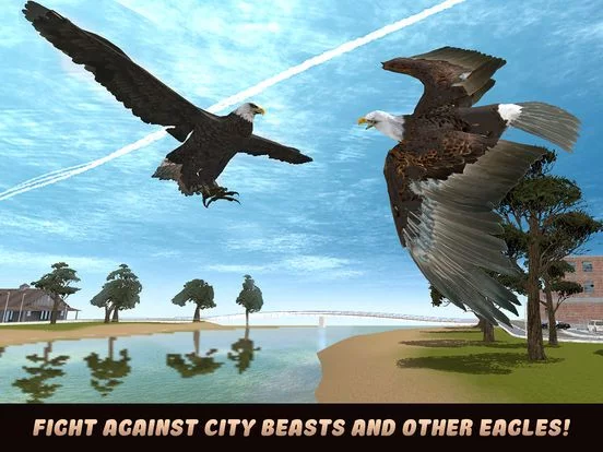 Изображение игры: City Eagle Simulator 3D